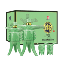 BAISHUIDUKANG 白水杜康 一言九鼎酒 清香型53度500ml*2瓶礼盒装市场价多少钱？