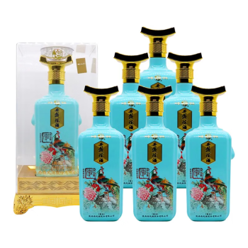 52度西凤酒 陈酒尊品 高档礼盒 高度白酒 52度浓香型白酒 纯粮酿造500ml 6支装电商卖多少钱?