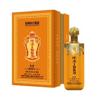 53度贵州怀庄1983陈酿12高端礼盒装酱香型白酒53度口粮酒500ml*1瓶整箱装6瓶送礼市场价多少钱?