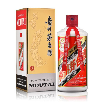 43度茅台贵州茅台酒  酱香型白酒 高度白酒白酒 商务宴请送礼推荐礼品礼盒 43度茅台飞天 500ml单瓶装包邮价多少钱？